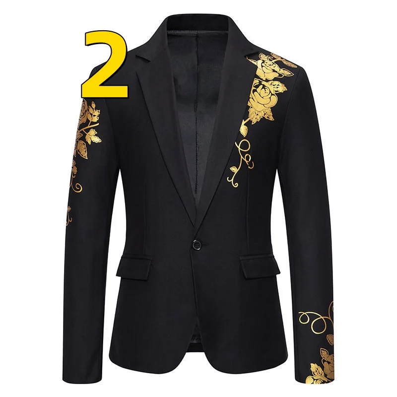 M10123  Large size slim fit three piece wedding suit