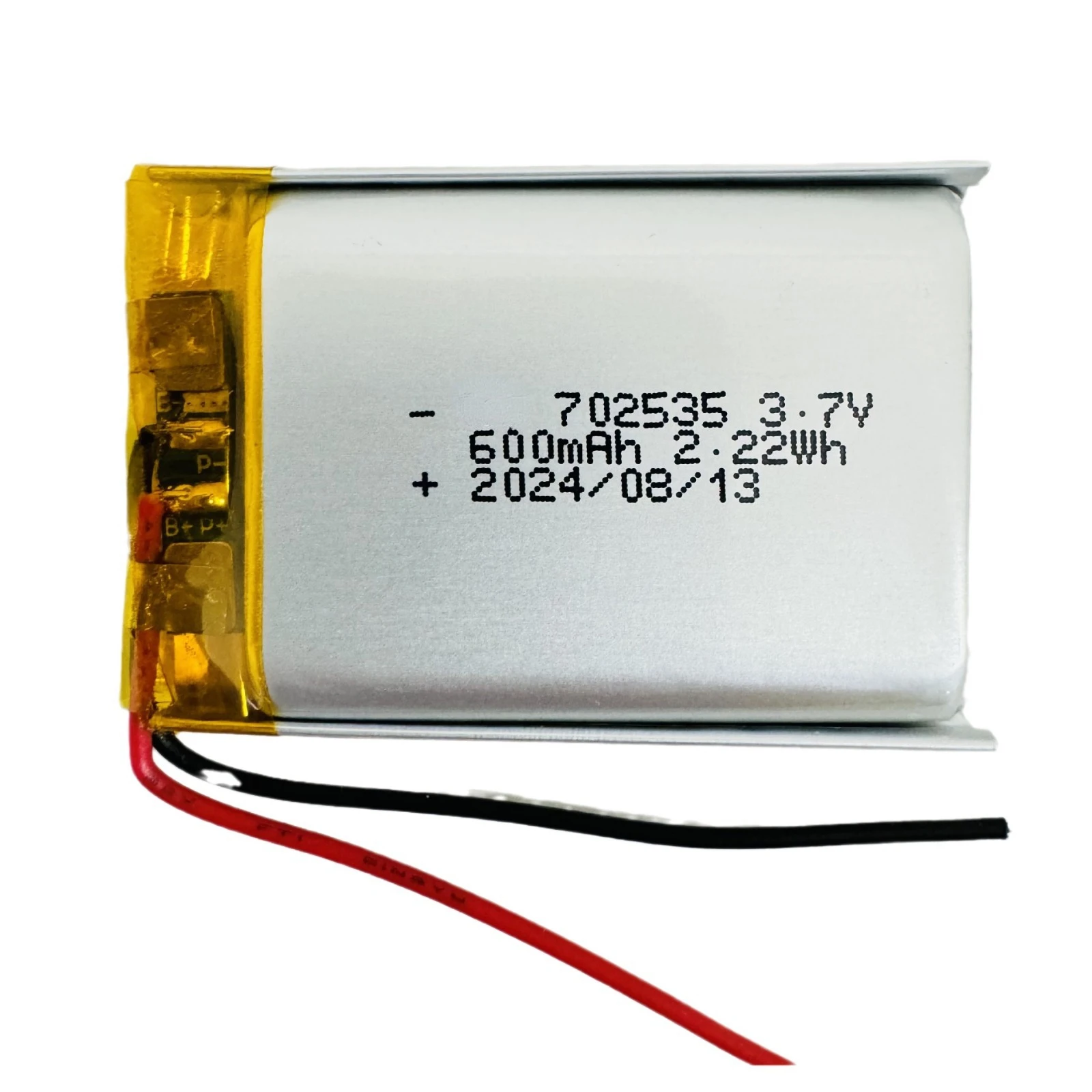 702535 3.7V 600mAh High-density Lithium Battery Suitable for Small Beauty Instruments Bluetooth Smart Speaker Barcode Scanner