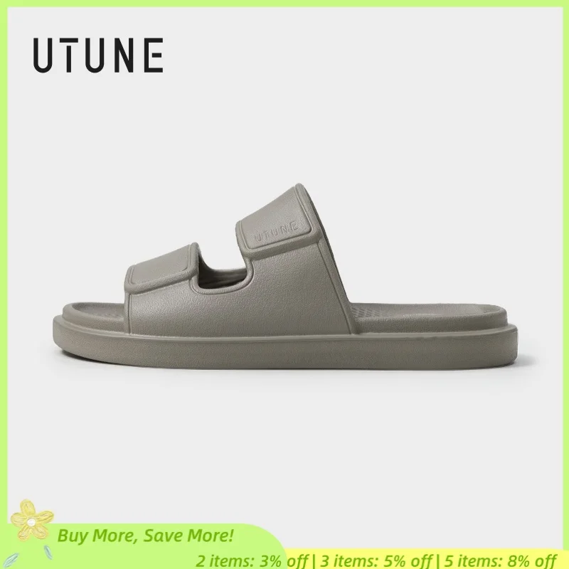 

UTUNE Summer Women's Outdoor Camping Slide Shoes with buckle design gender-neutral indoor massage slippers new 2024 Style