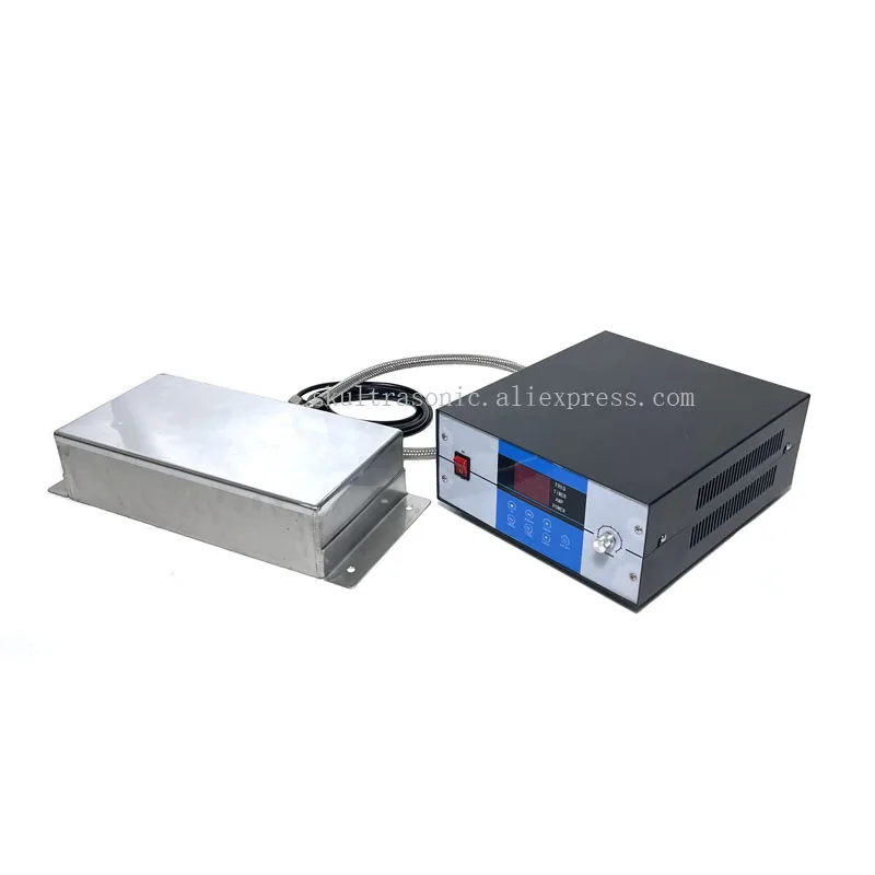 Cleaning Tank Submersible Transducer Bottome Vibration Ultrasonic Sensor Plate With 600Watt Power Supply