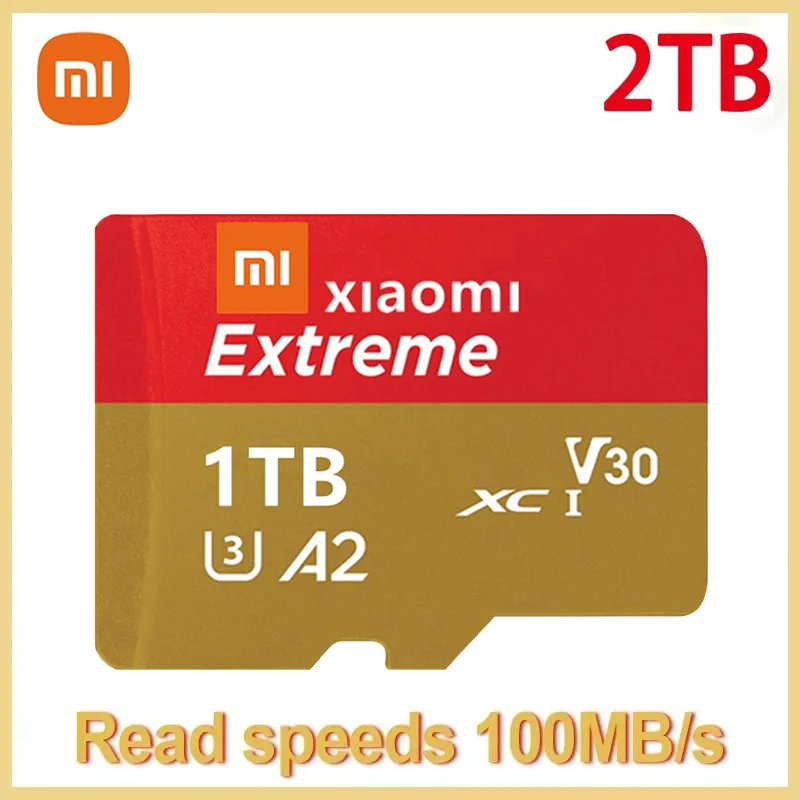 Xiaomi speicher karte micro tf sd karte 1tb tf karte a2 2tb 100 mb/s lese geschwindigkeit klasse 10 512gb flash karten sd für nintendo switch