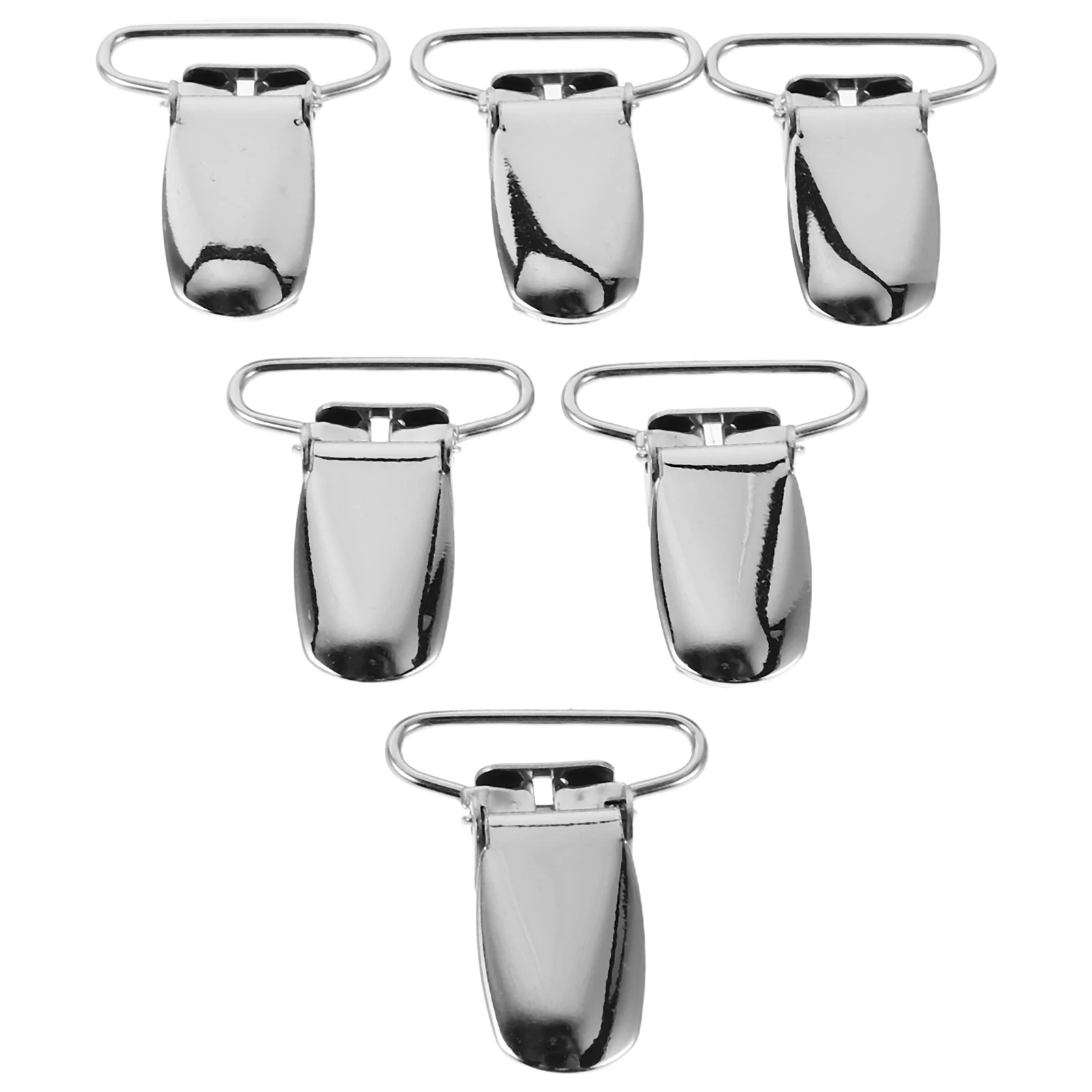 

30pcs Duckbill Clips Metal Strap Fasteners Anti-Slip Quick Release Buckles For Suspenders Pants Bibs Backpacks Webbing Clasps