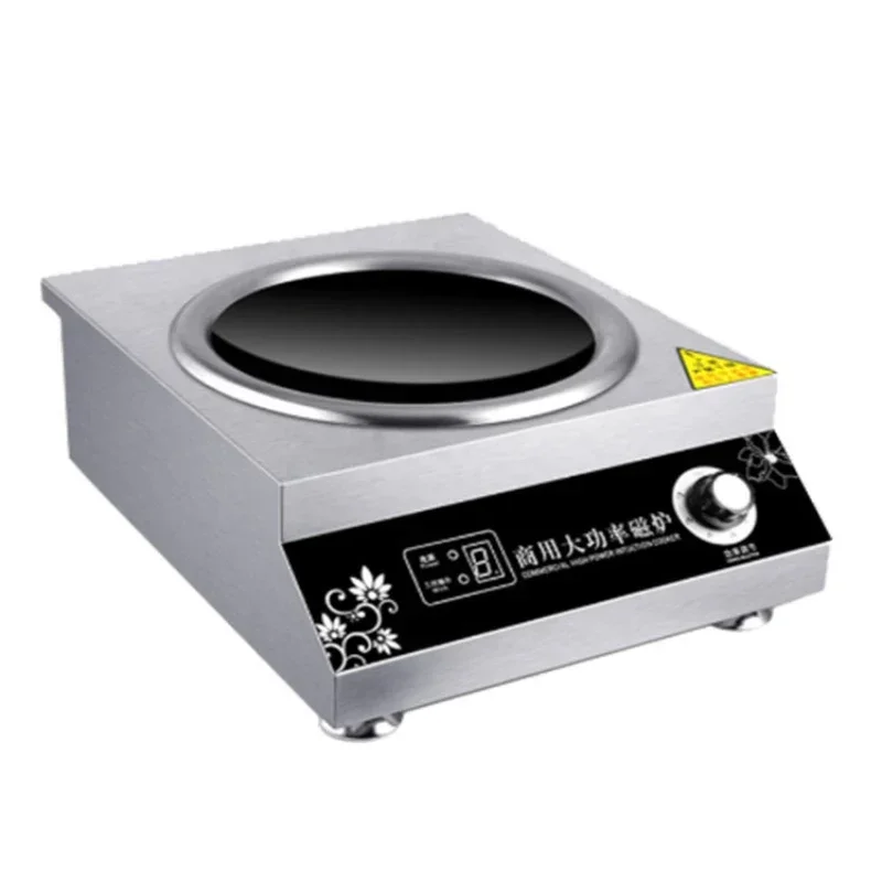 المنزلية 220 فولت واحدة منحني التعريفي طباخ المنزلية القلي موقد كهربائي 5000 واط/220 فولت مقلاة الكهربائية المغناطيسي Sto