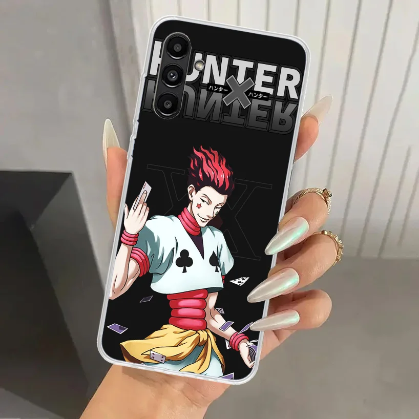 Hunter HXH Hisoka Phone Case for Samsung Galaxy A15 A25 A35 A55 A14 A24 A34 A13 A53 A12 A52S A23 A33 A24 A34 A03S A04S A02S A42