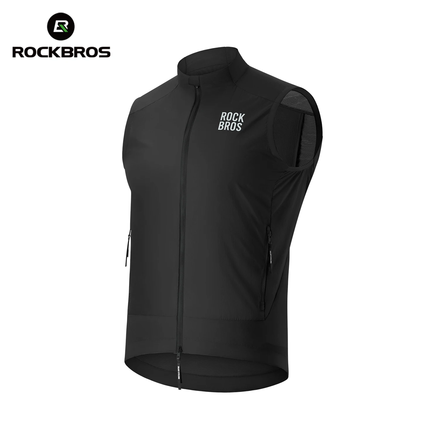 

ROCKBROS Cycling Vest Lightweight Windproof Sunscreen Cycling Vest Moisture Absorption Spring Autmn Bicycle Vest Jackets