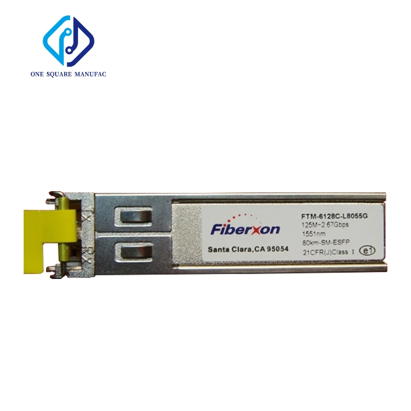 Оптоволоконный трансивер Fiberxon FTM-6128C-L8055G 125M-2,67 Гбит/с, 1551 нм, 80 км-SM-ESEP