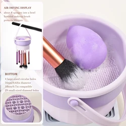 Silicone Cleaner, Makeup Brush/makeup Tool Cleaning Bowl, Can Be Washed, Upside down Can Be Dried, Multi-functional Makeup Tool