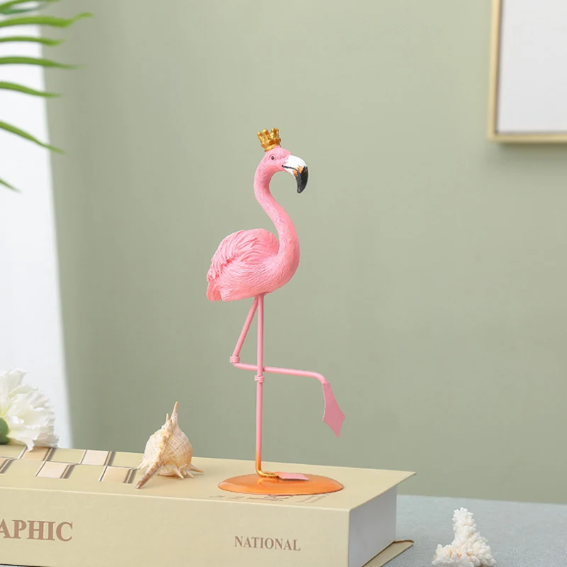 Creative Flamingo Desktop Decorative Ornament Photography Props Housewarming Gifts Bedroom Living Room Decoration