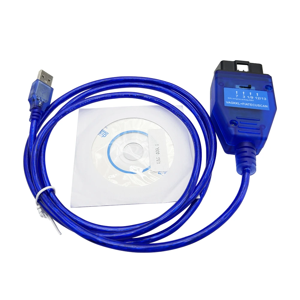 For VAG409 kkl Switched version with FT232RL chip OBD2 USB Scanner Interface For VW /Audi/Seat /Skoda,for fiat  ecu scan tool