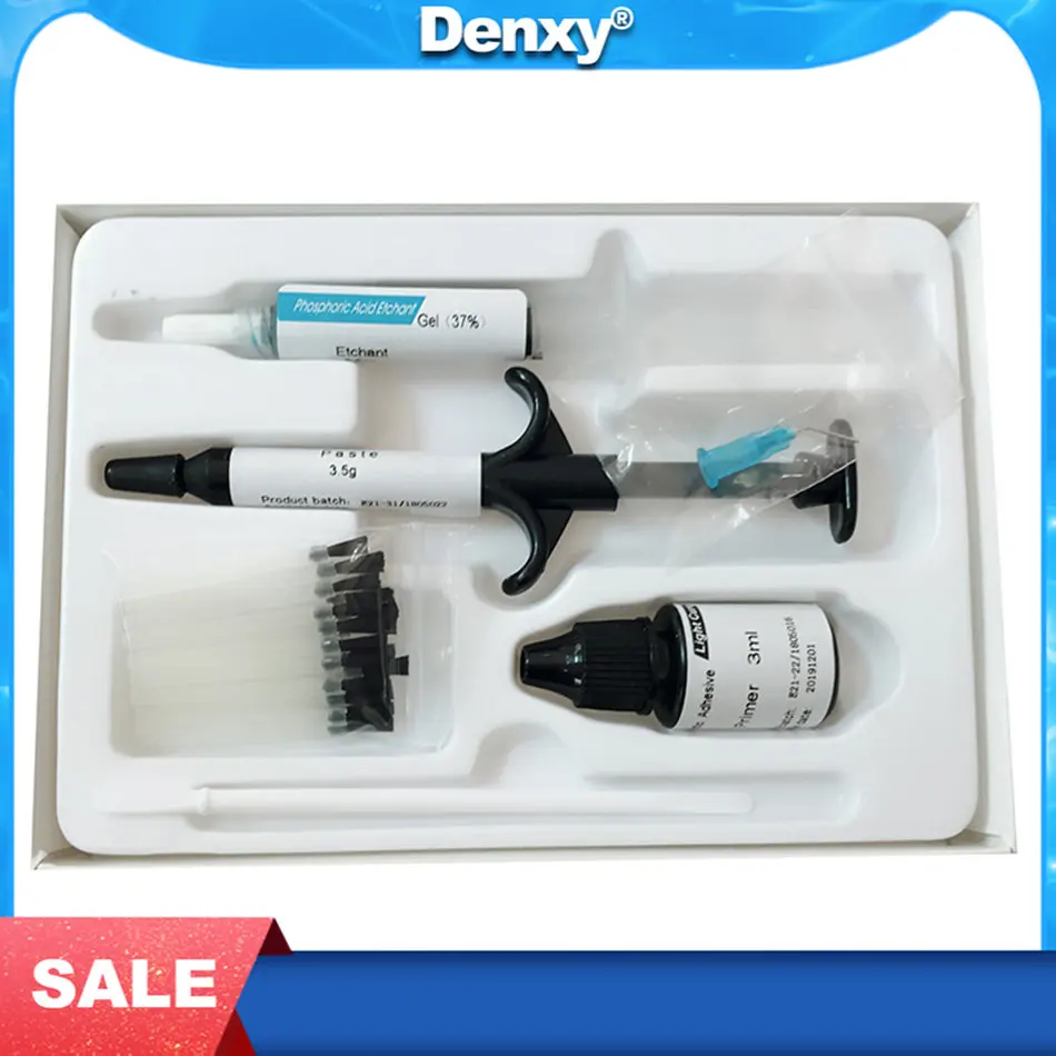 

Denxy 1/2box High-quality Orthodontic Bonding Light Cure Box Dental Ortho Glue Bracket Bonding Dental Material
