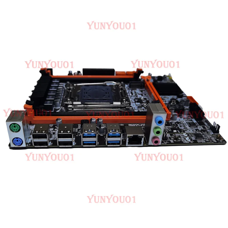 Original X99 Motherboard 2011 V4 Pins, Motherboard for Desktop Computer, Gigabit DDR4 Network Card, Studio Game