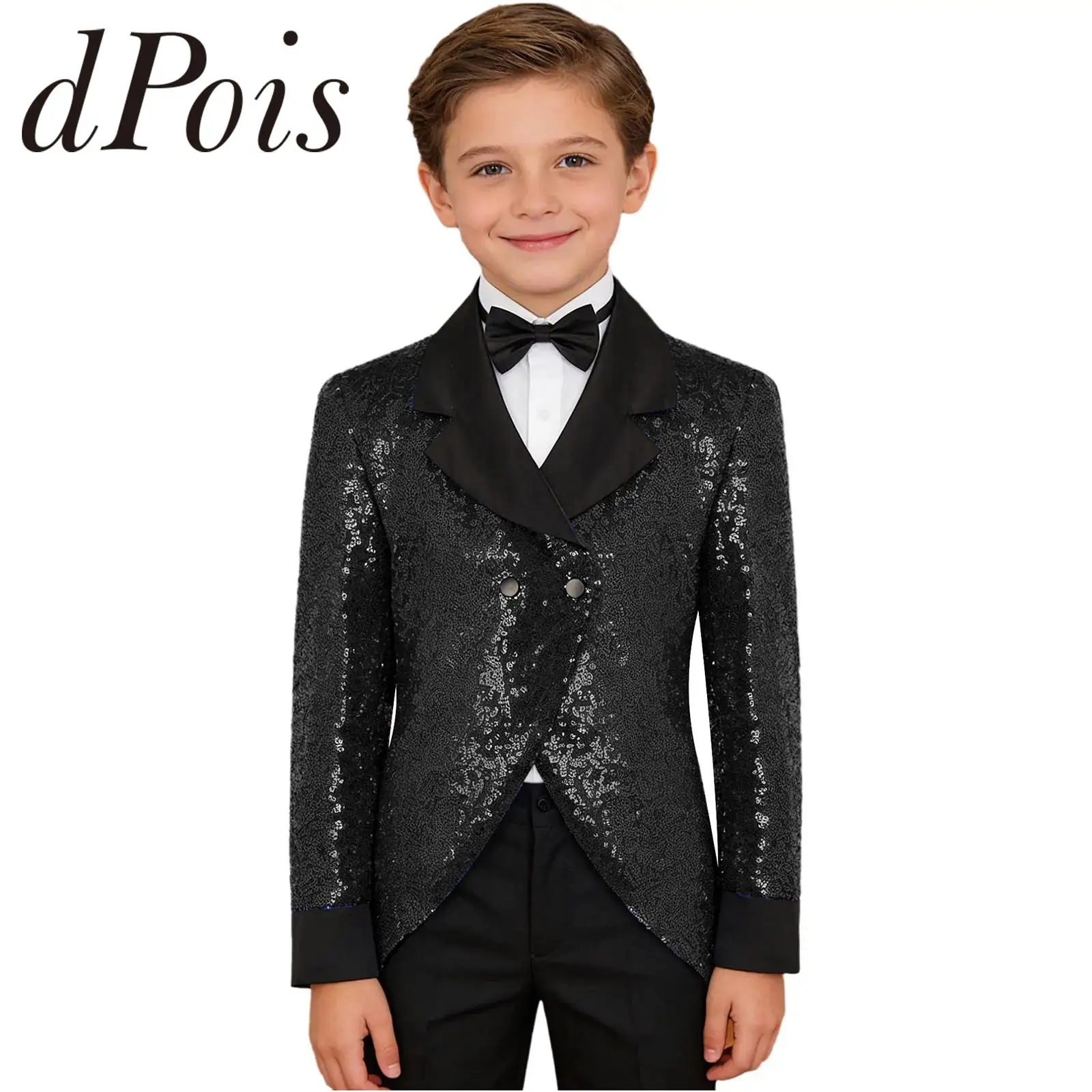 children-70s-disco-costume-party-suits-coat-with-bowtie-sequins-blazers-for-boys-jazz-dance-tailcoat-jacket-kids-tuxedo-blazer