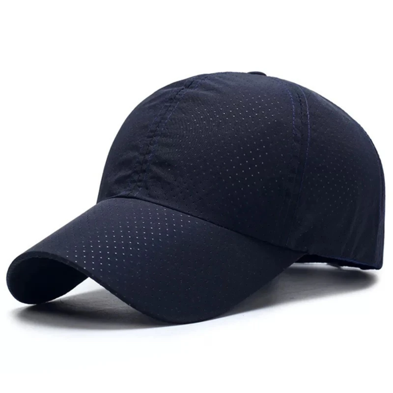 Women's Cap Solid Color Smooth Plate Baseball Hat Breathable Perforated Sun Shade Fashion Practical Basketball Hat 2024