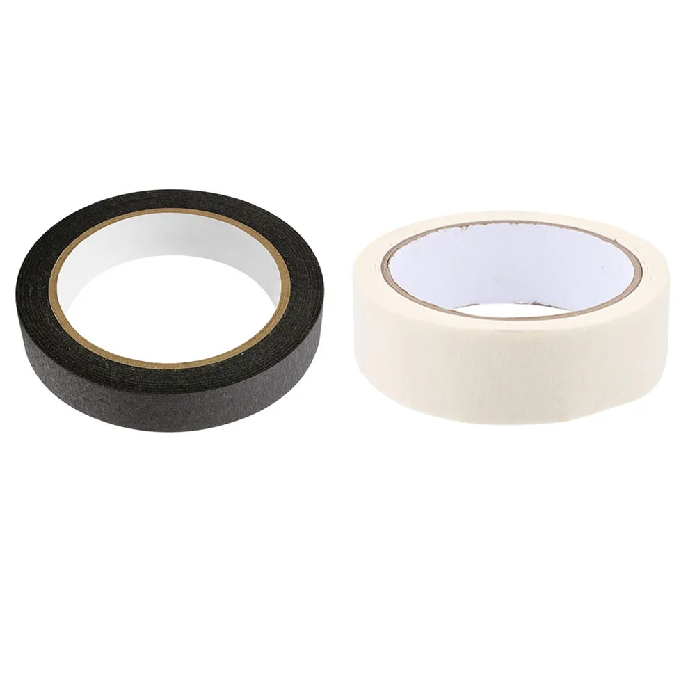 

2 pcs Masking Tape Adhesive Clear Colorful Heavy Duty Wide for Painting Car Spraying Crafts
