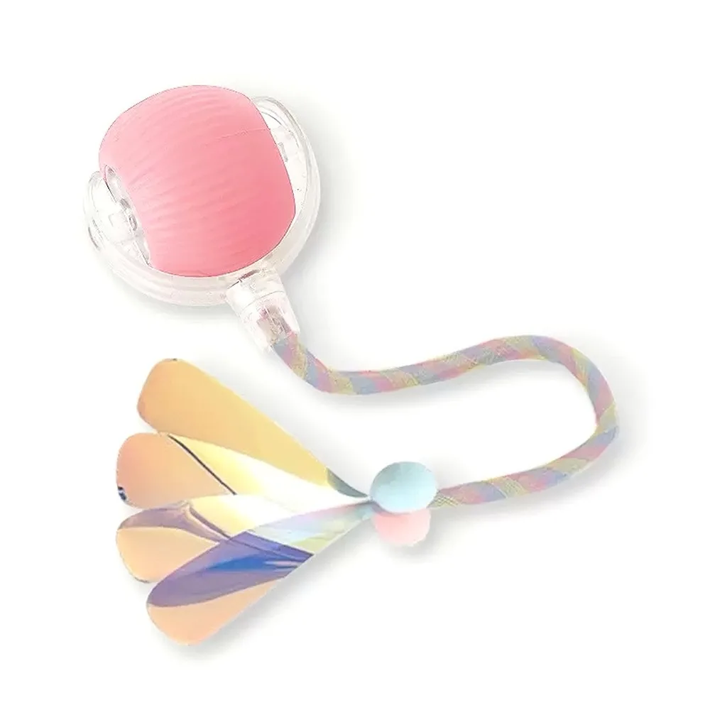 

Automatic Smart Cat Toys Fast Rolling Rechargeable Electric Cat Ball Toy Imitate Mouse Tail Indoor Playing Dog Cat Training Ball