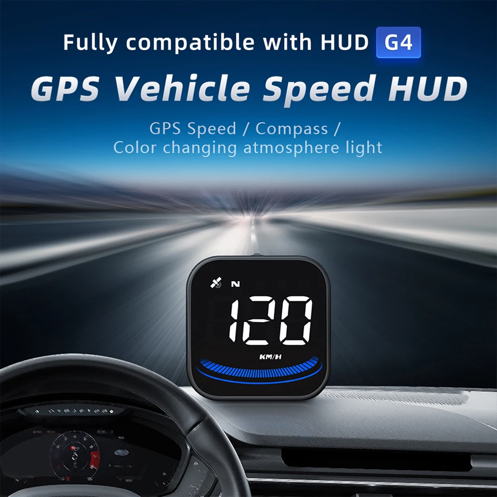 

NOYAFA G4 Car Head Up Display HUD LED Auto Speedometer Smart Digital Alarm Reminder GPS Smart Security Alarm For All Cars