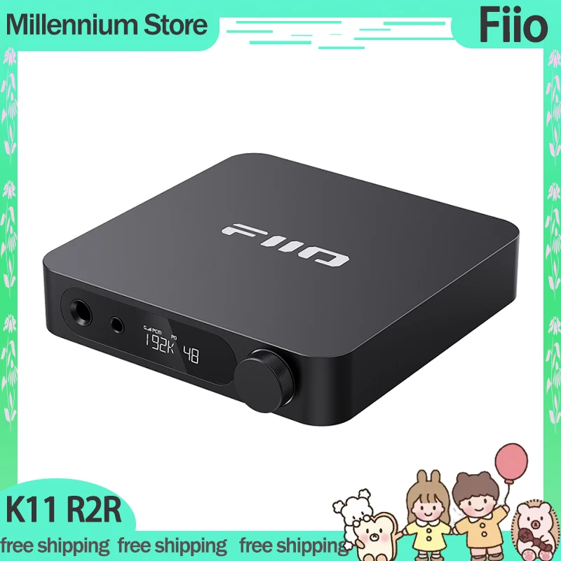 Fiio K11 R2R Desktop Ear Amplifier Decoder R2R Edition Mobile Computer DSD Lossless Power Amplifier Accessory Customize Gifts