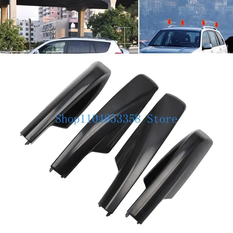 

652F For XU20 2001-2007 Roof Rack Bar End Replacement Cover Frame 4x