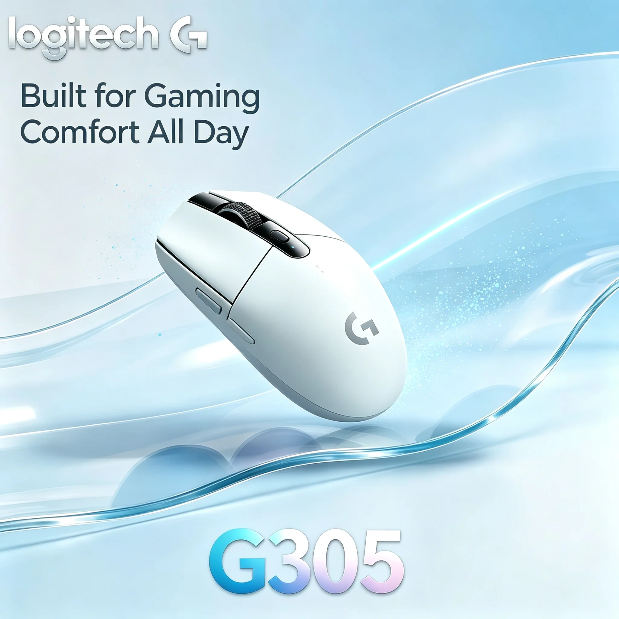 Logitech G305 LIGHTSPEED Wireless Gaming Mouse Ultra-light Body High Precision Tracking For Office And Gaming