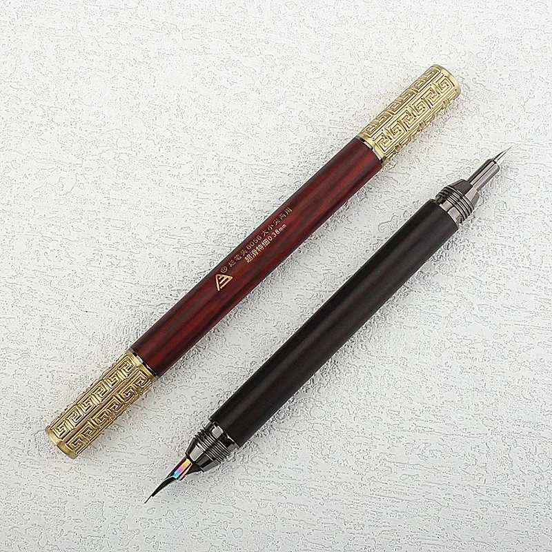 

Luxury new 6056 Calligraphy Student Business Office Women Double Headed Nib Caliber 3.4MM Gift Ink Pen