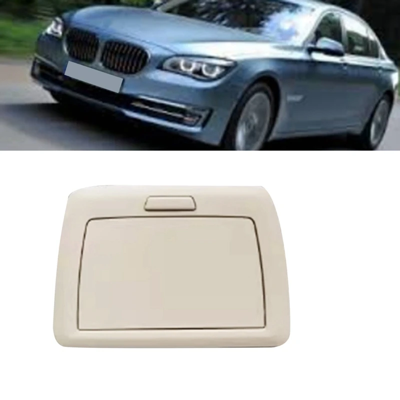 Car Roof Rear Row Interior Vanity Makeup Mirror 51449130971 For BMW 3 5 7 Series F35 F18 F02 Car Replacement Beige