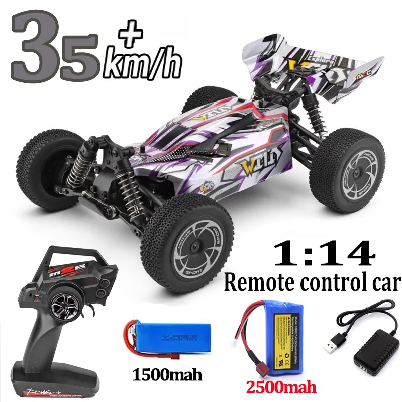 WLtoys 144016 144001 144010 4WD RC Car 2.4G 35/60/75KM/H عالية السرعة سباق السيارات على الطرق الوعرة الانجراف التحكم عن بعد مركبة اللعب هدية