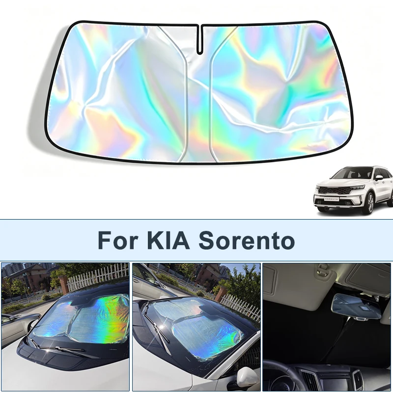 

Foldable Front Windshield Sun Shade For KIA Sorento UV Reflective Sun Protection Cover Car Interior Accessories