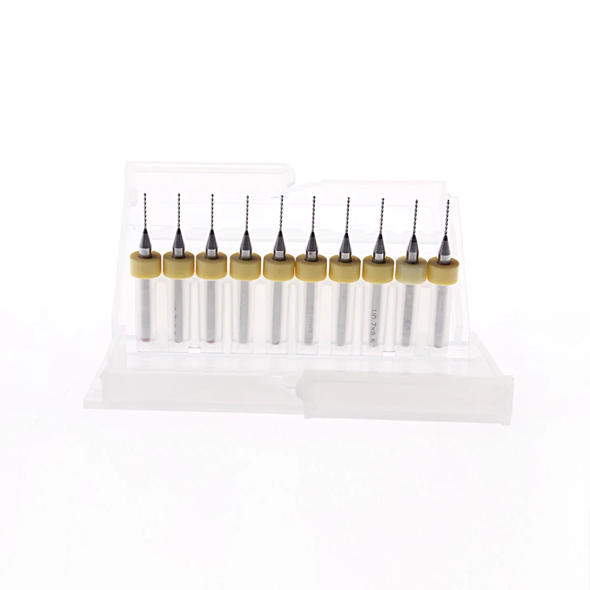 10ชิ้น/เซ็ต0.3มม.-1.2มม.PCB Mini Drill Bit ทังสเตนคาร์ไบด์สำหรับแผงวงจรพิมพ์ CNC เจาะ bits เครื่อง