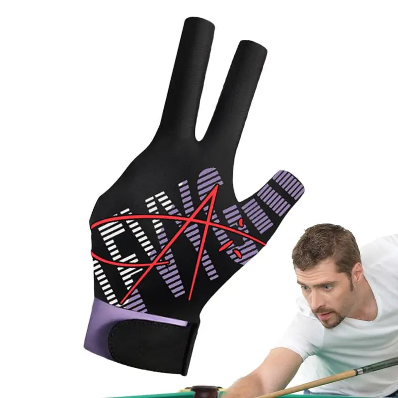 Billiards Pool Cue Gloves Sport Billiards Unisex Pool Cue Gloves Half-Finger Design Sports Accessories For Both Male And Female