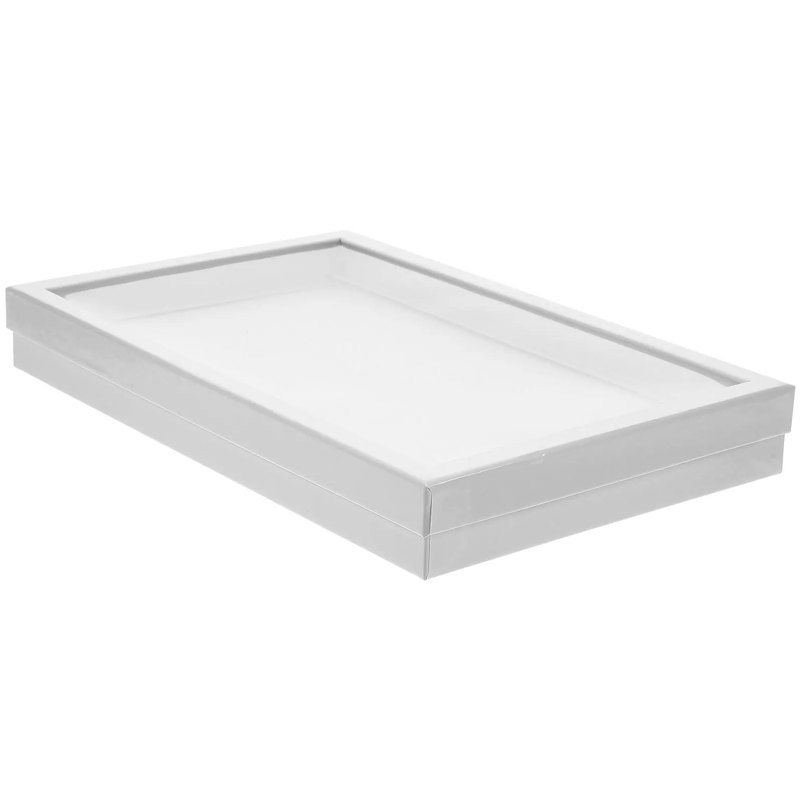 Plastic Compact Jewelry Organizer Multi-Functional Ring Holder Travel Storage Jewelry Display Box Ring Holder Display