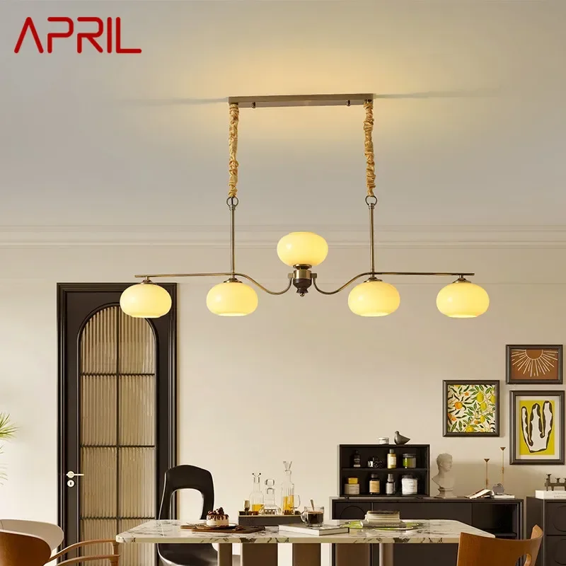 APRIL Contemporary Pendant Lamp American Creativity Dining Room Bar counter Bedroom Hotel Villa Cafe Simple Art Home Chandelier