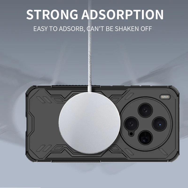 حافظة حماية للعدسة تبديد الحرارة لهاتف Vivo X300 Pro 5G غطاء شحن لاسلكي مغناطيسي Fundas Coque