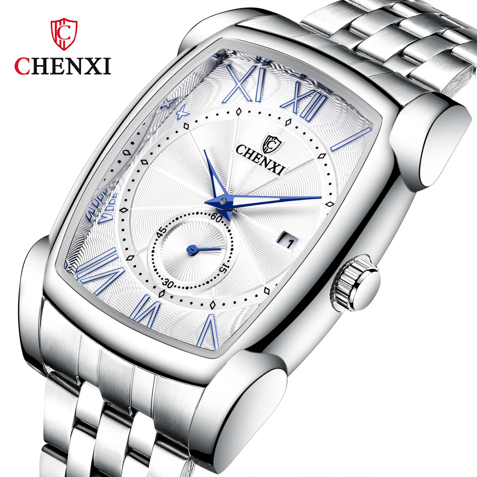 CHENXI 8209 Wrist Quartz Square Men\'s Vibrato Waterproof Kol Saatİ Cheap Wholesale Watches Men Gift