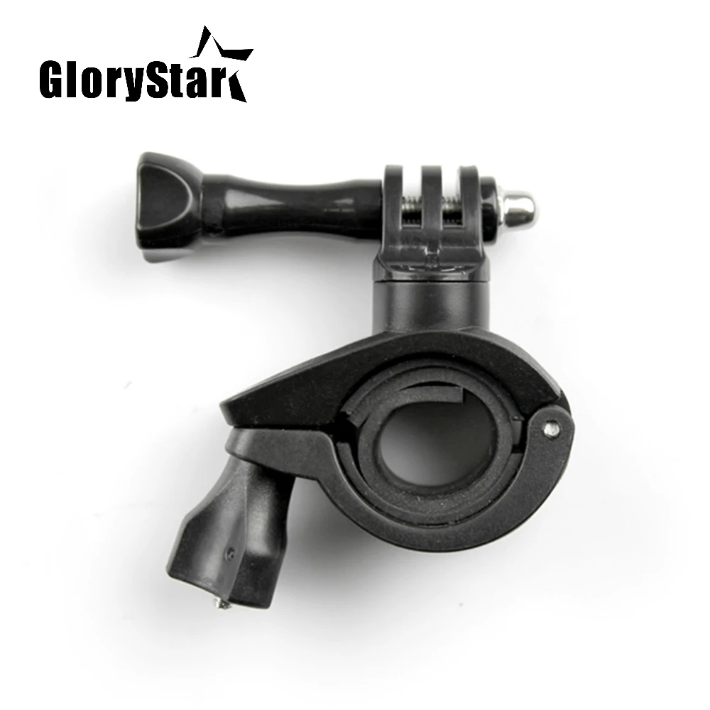 GloryStar Rotatable Bike Bicycle Handlebar Mount Holder Adapter Motorbike Clip Support Bracket for Gopro Hero 9 8 7 5 4 3+ SJCAM