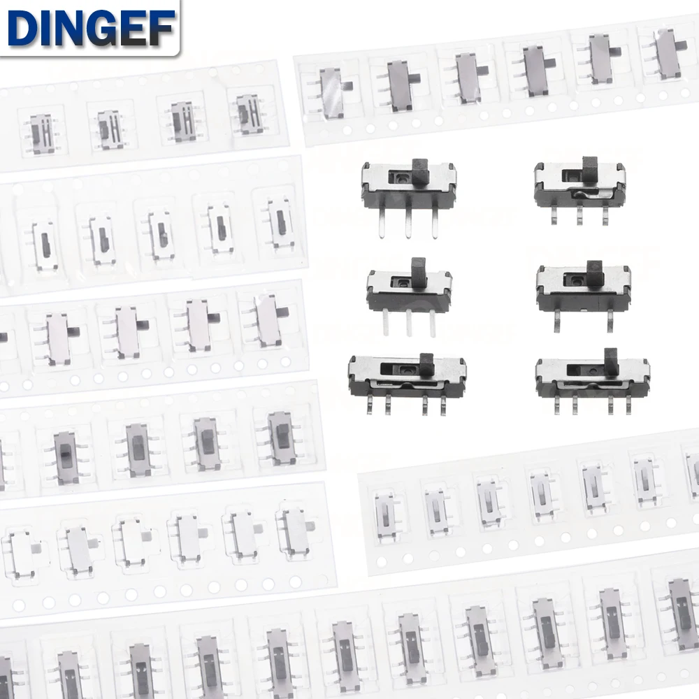 Bild 7: 20PCS MSK12C01/02 MSK23D19 Mini Miniatur DIP SMD 3PIN 6PIN 8PIN MSS23D18 Vertikale Dip 2P3T Schiebeschalter Griff Hohe 1,5/2/3 MM