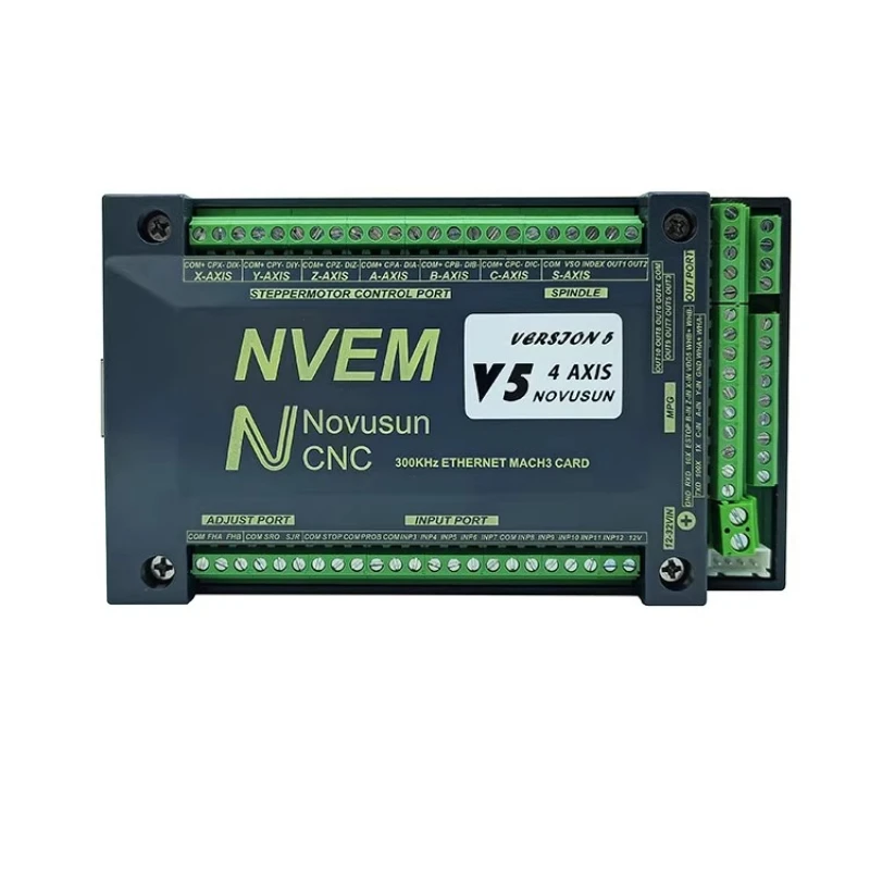 

Контроллер движения ЧПУ NVEM, 3-осевой, 4-осевой, 5-осевой, 6-осевой, плата управления Mach3, интерфейс Ethernet