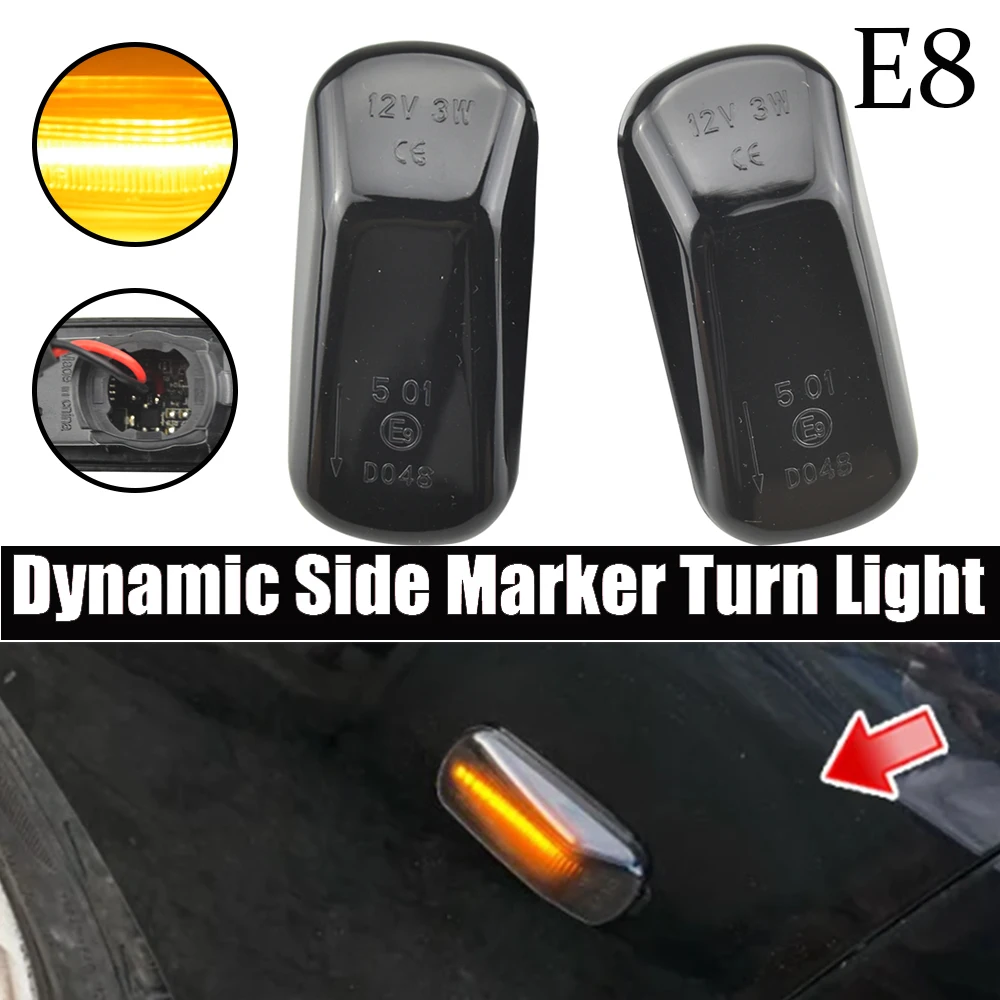 

Светодиодный боковой габаритный фонарь, динамические светодиодные указатели поворота 2002-2006 для моделей Honda Integra DC5 Type R, указатель поворота