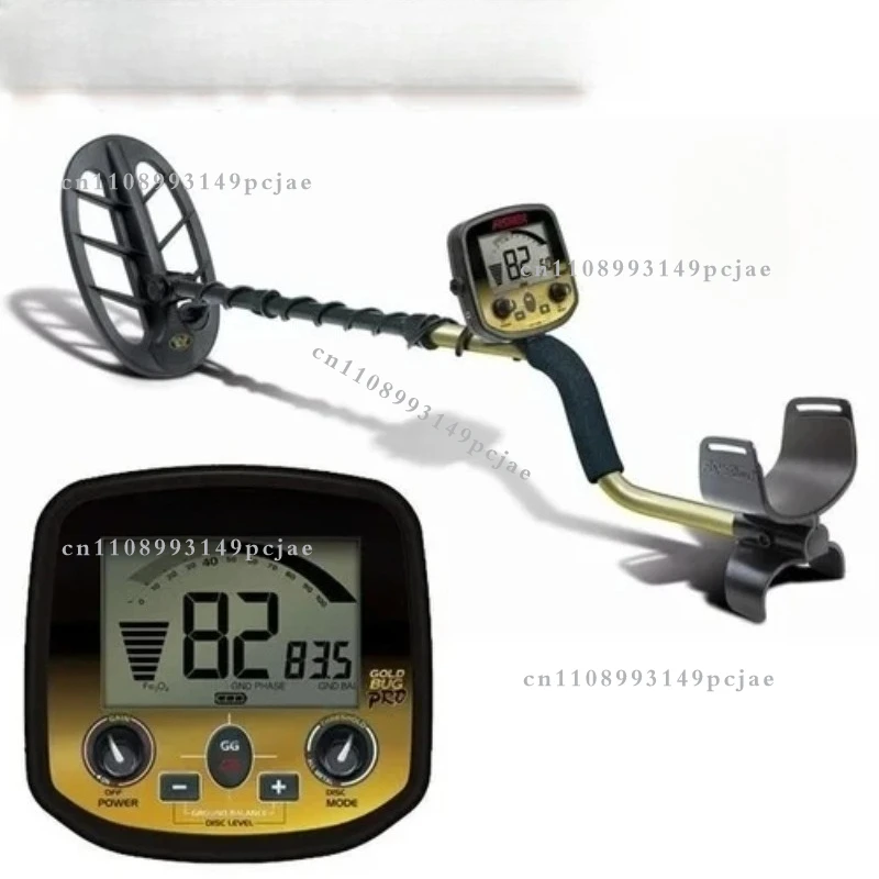 Detector de metales profesional de tesoro de búsqueda de oro, gemas subterráneas, Kit excavador de monedas de largo alcance
