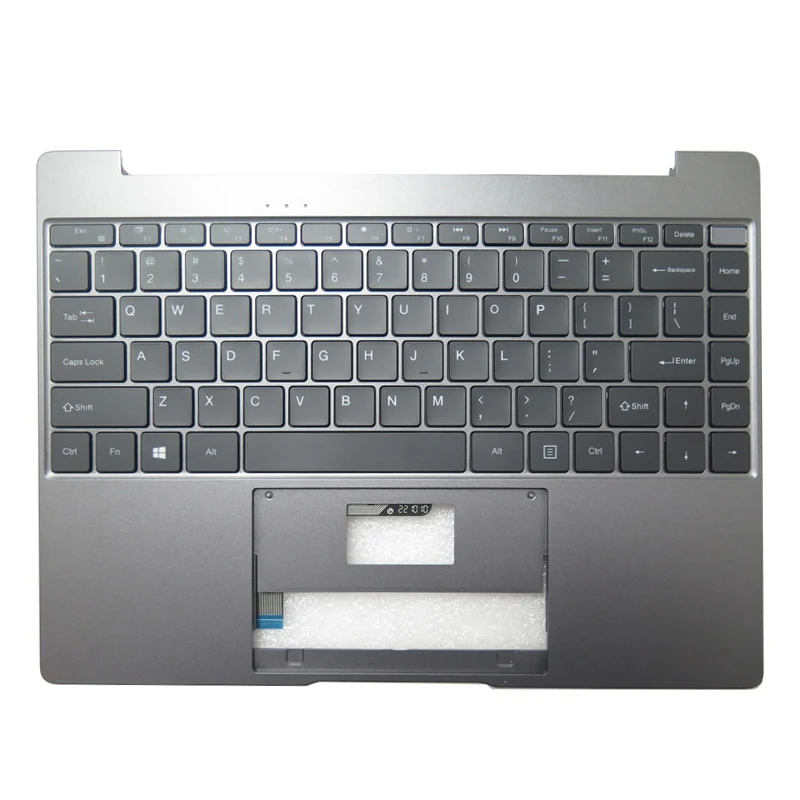 Imagem -02 - Laptop Palmrest com Teclado Retroiluminado Apto para Chuwi Corebook x 14 Cwi529 Mb30019002 Xk-hs320 Gray Inglês Eua Upper Case