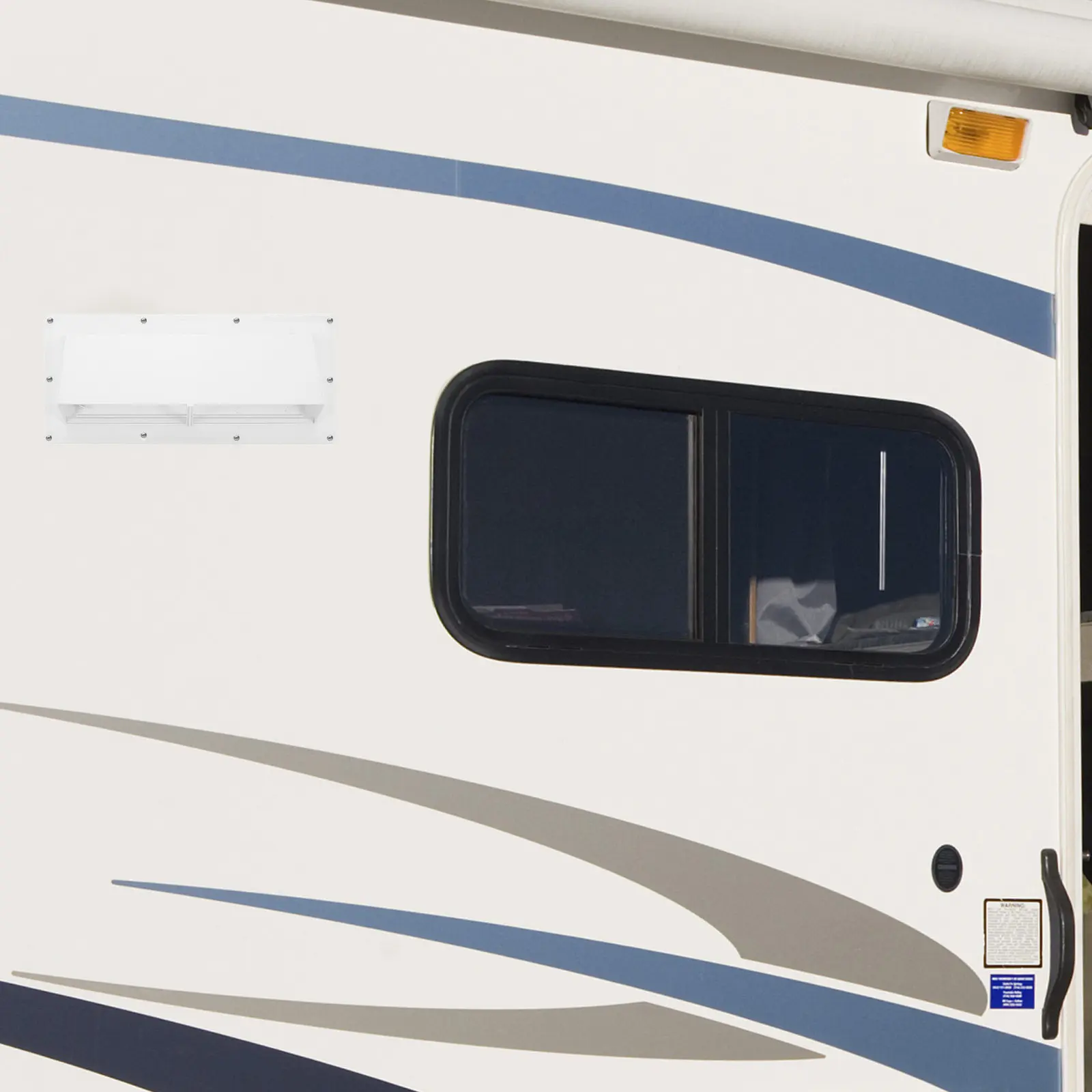 

Крышка вентиляционного отверстия для автодома из АБС-пластика, прочная замена для боковой стенки прицепа-кемпера, вытяжной вентиляционный колпак для кухни и ванной комнаты