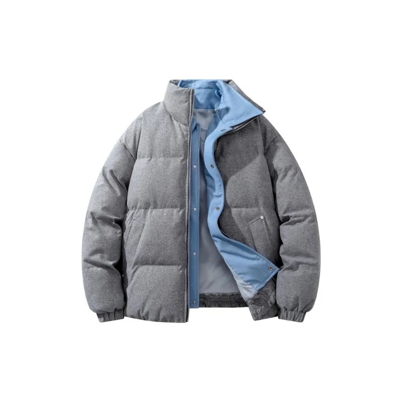 

Thicken Down Cotton Padded Parka Jackets Men Corduroy Puffer Jacket High Grade Mens Leisure and Fashion Winter Outerwear Coat