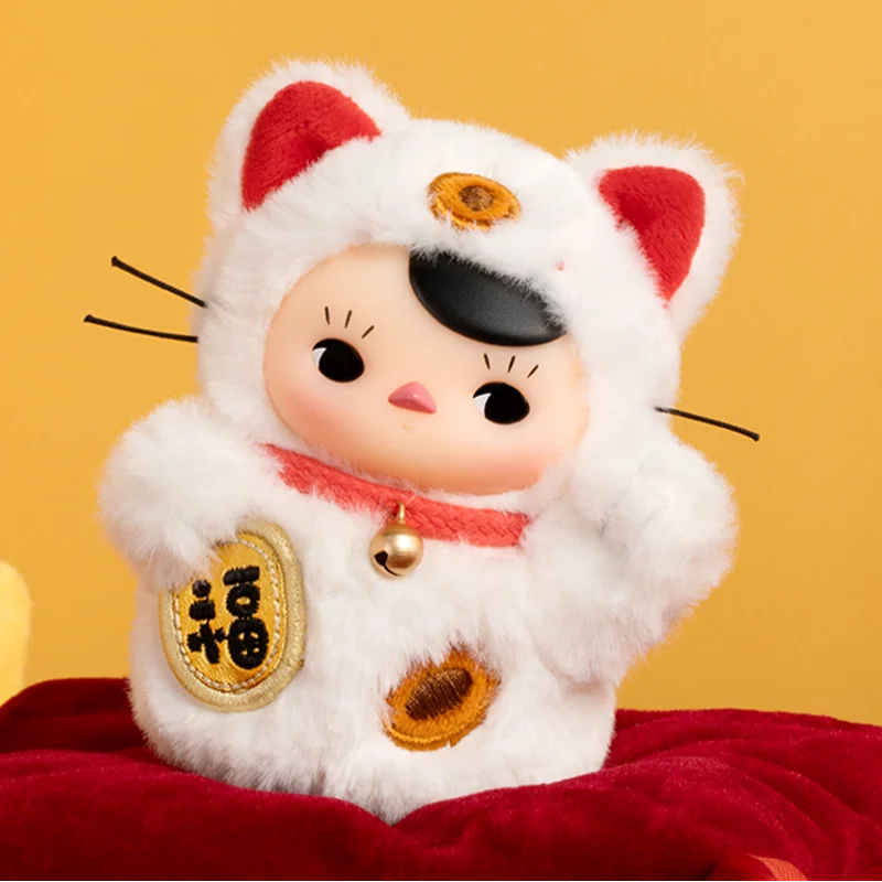 Oryginalny Roly Poly Kitty Pucky Tumbler Meow Meow Series Vinyl Plush Blind Box Zabawki Figurki akcji Mystery Box Model Lalki Prezent