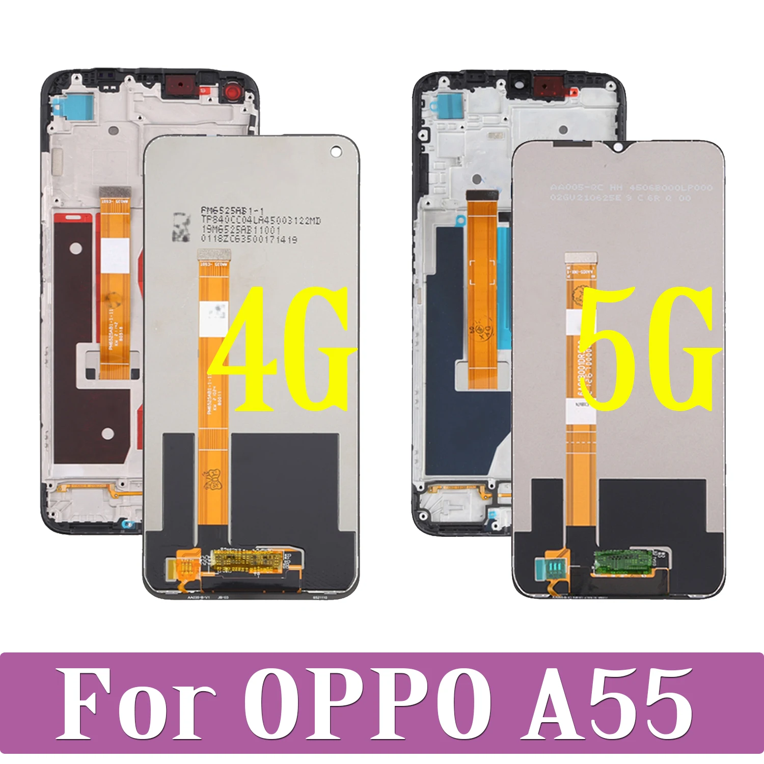 

Оригинальный ЖК-дисплей для OPPO A55 A55s CPH2325 CPH2309 сенсорный экран дигитайзер для OPPO A55 5G PEMM00 PEMM20 PEMT00 PEMT20 LCD