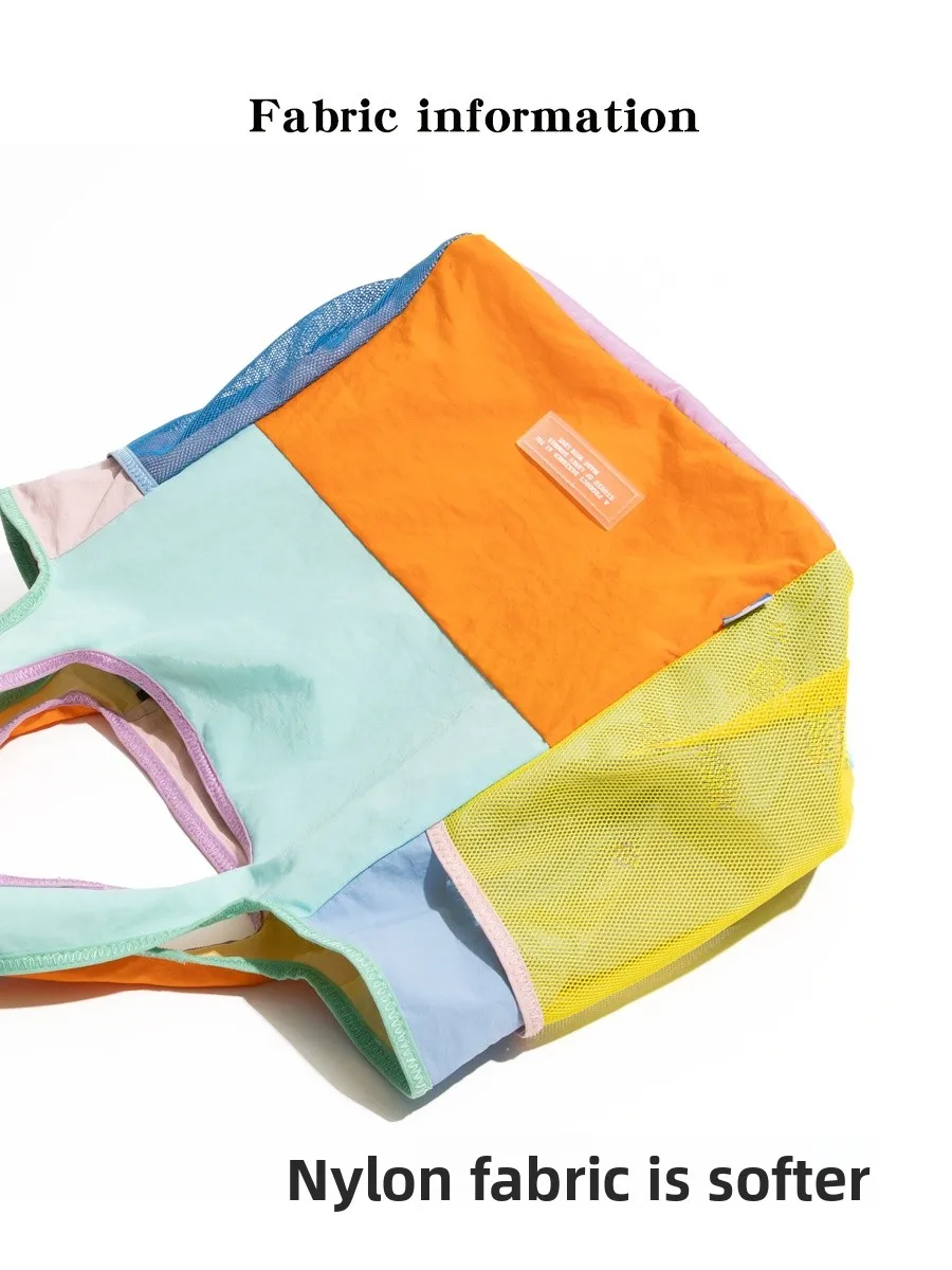

Orange Girl Large Size Ultra-Light Nylon Tot Bag Color Blo New 2025 Faion Sensation Single oulder Versatile Daily Use