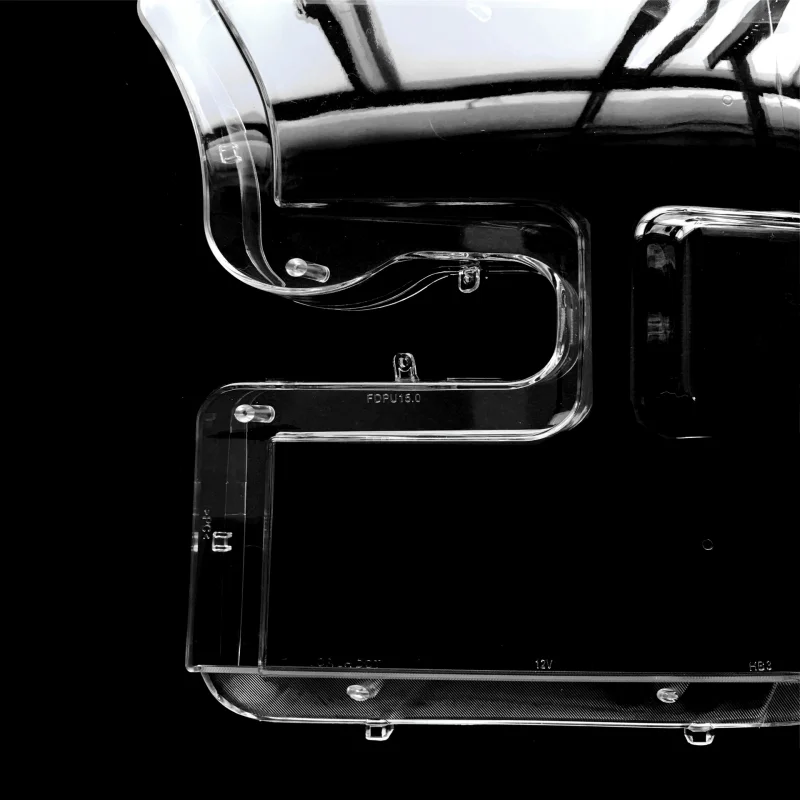 جديد الجبهة العلوي واضح غطاء للعدسات ل رابتور F-150 2015 2016 2017 2018 F150 كشافات شفافة الزجاج عاكس الضوء استبدال #4