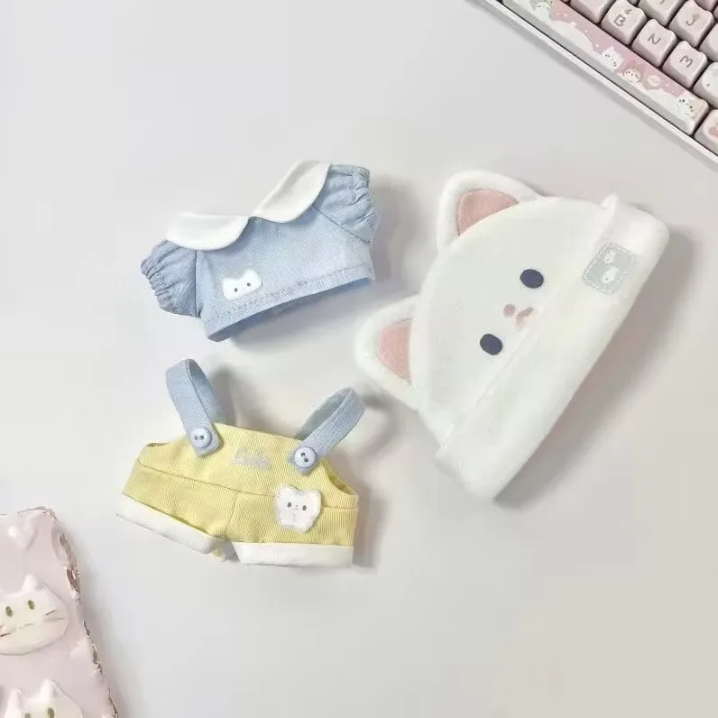 ملابس أطفال 10 سم، قطة لطيفة، ملابس دمى كرتونية، ملابس أطفال من القطن، جسم عادي، ملابس أطفال على شكل نجمة البحر #6