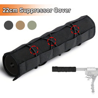 22cm Silencer Protective Case Tactical Suppressor Mirage Heat Shield Sleeve Hunting Shooting Accessory Silencer Protective Cover