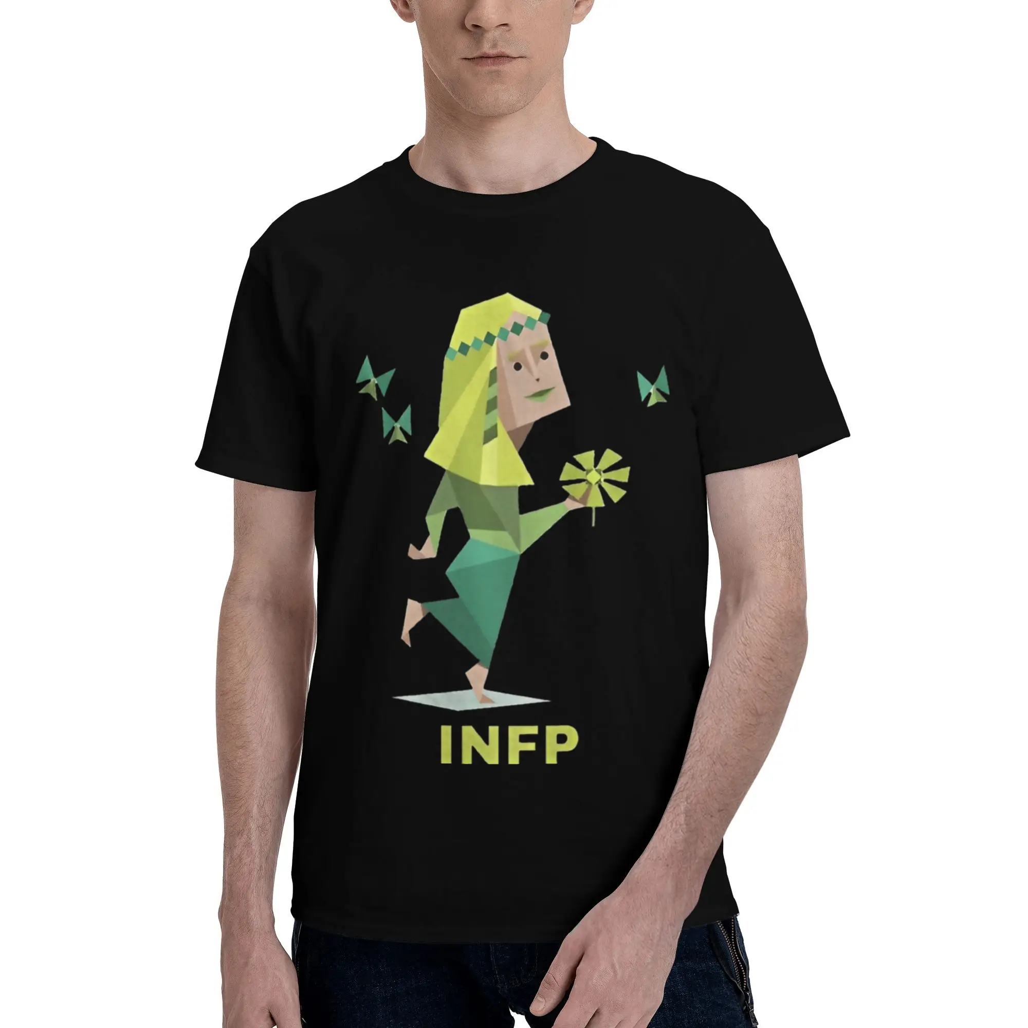 Summer INFP mbti myers-briggs peronality T Shirt For Unisex MBTI 16 Personalities  Pure Cotton Tee Shirt Short Sleeve Clothes