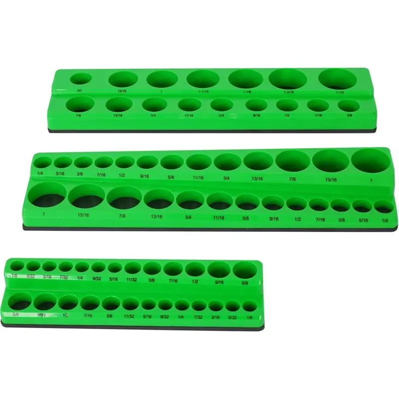 3 Piece Magnetic Socket Organizers Socket Organizers For Toolboxes Socket Organizer Magnetic Socket Holder-B61B