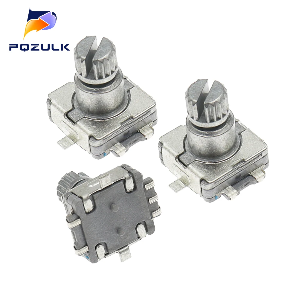 5PCS Rotary Encoder Switch EC11 With Push Switch 5Pin SMD Type Handle Length 10MM Plum Shaft With Switch
